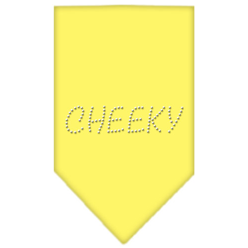 Cheeky Rhinestone Bandana Yellow Small